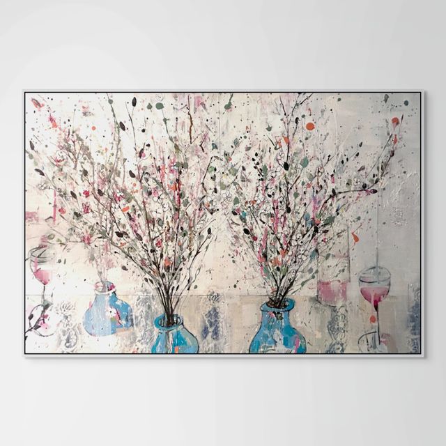 Spring flowers and alfresco Rose